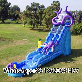 Hot Sale Trampoline Octopus Inflatable Bouncer Water Slide for Party Rental Equipment