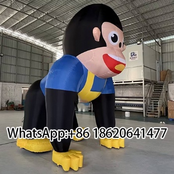 Hot Sale Oxford Giant Inflatable Monkey Decoration for Outdoor Event Advertising