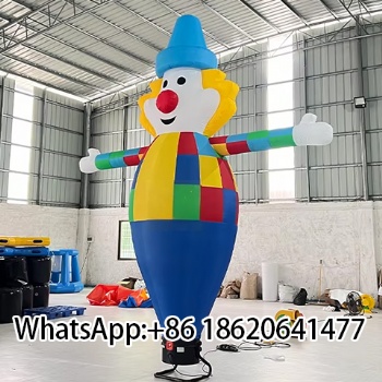 Hot Sale Oxford Tube Inflatable Clown Sky Air Dancer Man for Outdoor Advertising