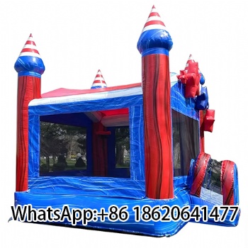 Commercial PVC Inflatable Bounce House Childrens Castle Bouncer for Outdoor Play