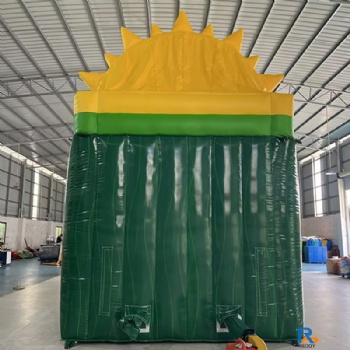 Sunny Vibes Inflatable Slide Castle bouncing castle inflatable outdoor with pool