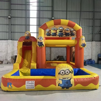 Minion Inflatable Castle   outdoor jumping castle   inflatable slide bounce house