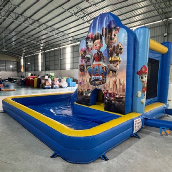 PAW Patrol-themed inflatable slide water slides for pool