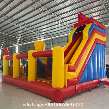 LEGO-Themed Inflatable castle Slide inflatable air castle jumping castle