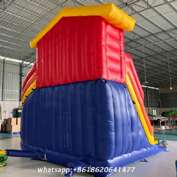 Dual-Lane Inflatable Water Slide inflatable swimming pool with slide