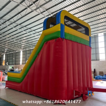 Inflatable castle slide outdoor jumping castle bounce house with slide