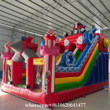 Transformer-Themed Inflatable Slide Bounce House dry slide