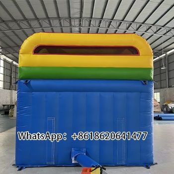 Factory Price Mini Inflatable Double Dry Slide Bounce Blow up Slide Game Party Toys for Kids