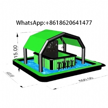 Buy Factory Hot Sale Use Inflatable Water bar Tent, Outdoor Inflatable Beach Pub Shelters Rents Marquee, air Seal Tents Sale