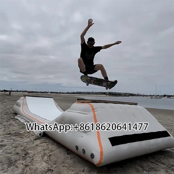 High Quality Inflatable Jump Stunt Bike airbag Inflatable Landing airbag Bmx Ramp for Skate Park