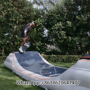 High Quality Inflatable Jump Stunt Bike airbag Inflatable Landing airbag Bmx Ramp for Skate Park