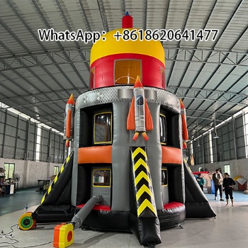Outdoor Giant Adult Sport Games Extreme Free Fall Inflatable Parachute Game Rocket Games Inflatable