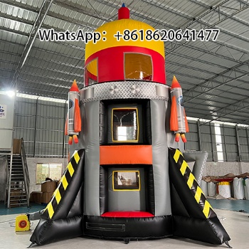 Outdoor Giant Adult Sport Games Extreme Free Fall Inflatable Parachute Game Rocket Games Inflatable