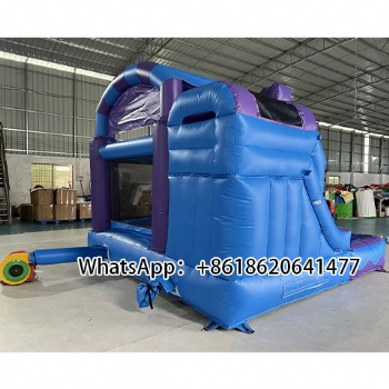 Factory Customized Stitch Inflatable Slide Trampoline Combination Bouncy Castle