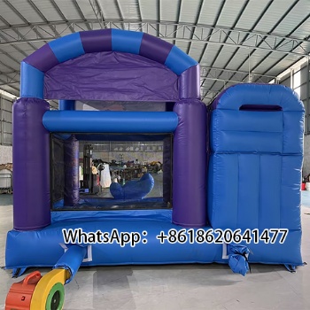 Factory Customized Stitch Inflatable Slide Trampoline Combination Bouncy Castle