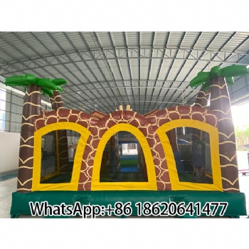 Outdoor Inflatable Water Park: Jungle Adventure for Kids