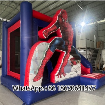 Inflatable Spider - Man Bounce and Slide Combo