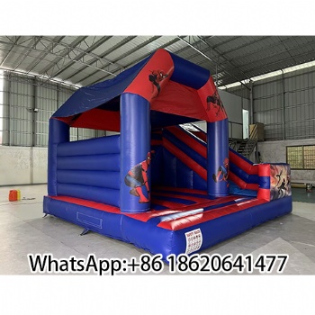 Spider - Man Inflatable Playground: Bounce & Slide Fun