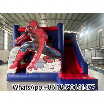Inflatable Spider - Man Bounce and Slide Combo
