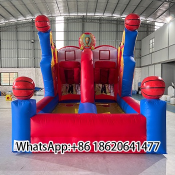 Inflatable Basketball Bounce House: Double - Hoop Fun for Kids
