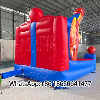 Inflatable Basketball Bounce House: Double - Hoop Fun for Kids