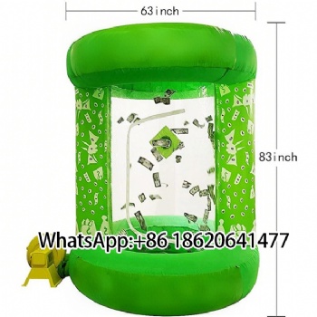 Inflatable Money Grab Machine: Fun Cash - Catching Game for Events