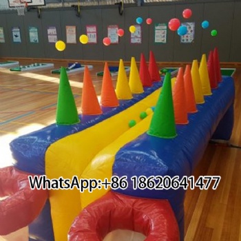 Inflatable Floating Ball Game: Challenge Hoverball Race for Thrilling Team - Building Experiences