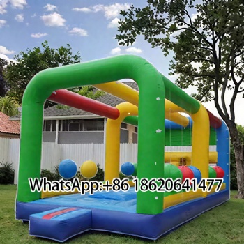 Giant Inflatable gauntlet balls challenge inflatable Obstable interactive Games