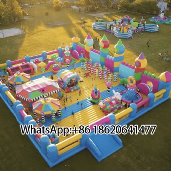 Inflatable Carnival - Style Playground: Castle & Fun Attractions”