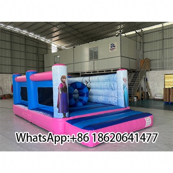 Kids' Inflatable Bounce House - Frozen Adventure Design