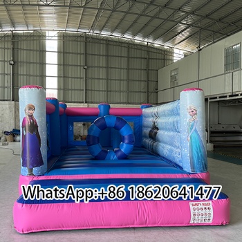 Kids' Inflatable Bounce House - Frozen Adventure Design