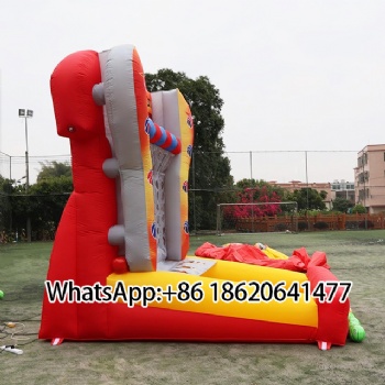 Giant Inflatable 4-in-a -Row Basketball Game:Interactive Fun with Blower+20Balls