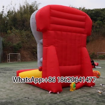Giant Inflatable 4-in-a -Row Basketball Game:Interactive Fun with Blower+20Balls