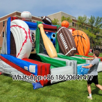 Giant Inflatable Multi-Sport Playground:baseball,Football,Basketball