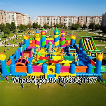 Huge Colorful Inflatable Amusement Park:A Paradise for Kid's Endless Fun