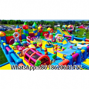 Huge Colorful Inflatable Amusement Park:A Paradise for Kid's Endless Fun