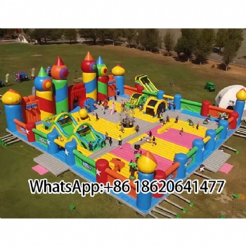 Huge Colorful Inflatable Amusement Park:A Paradise for Kid's Endless Fun