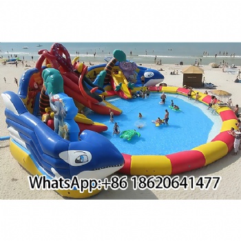 Inflatable Water Playground：Slides Bring Splashy Adventure