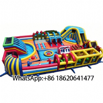 Multi-Level Inflatable Fun Park:Endless Entertainment for youngsters
