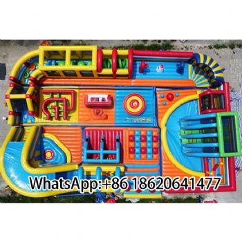 Multi-Level Inflatable Fun Park:Endless Entertainment for youngsters