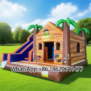 Pirate Inflatable Combo: Slide, Bounce House & Adventure