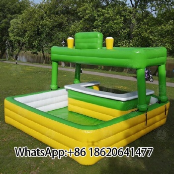 Inflatable Party Bar & Lounge Set | Outdoor Backyard Entertainment Center