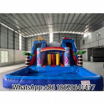 Rainbow - Reef & Palm Paradise: Dual - Slide Aqua Carnival