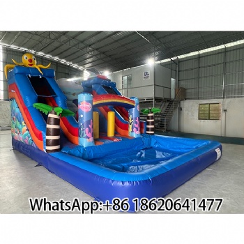 Rainbow - Reef & Palm Paradise: Dual - Slide Aqua Carnival