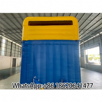 Sunburst & Scarlet Inflatable Water Slide: Dive into Splash Adventures