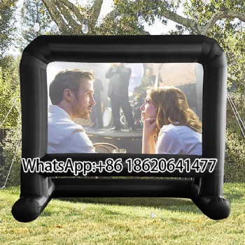 Backyard Theater: Inflatable Movie Screen for Garden Gatherings