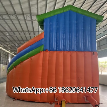 Colorful Multi - Lane Inflatable Water Slide – Ultimate Kids' Fun Zone