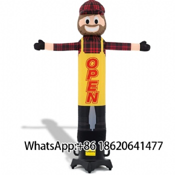 Inflatable Dancing Man: Eye - catching 'OPEN' Promotion Buddy