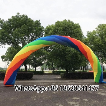 Colorful Inflatable Rainbow Arch: Brighten Up the City Square