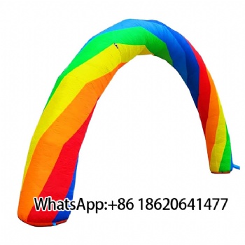 Colorful Inflatable Rainbow Arch: Brighten Up the City Square